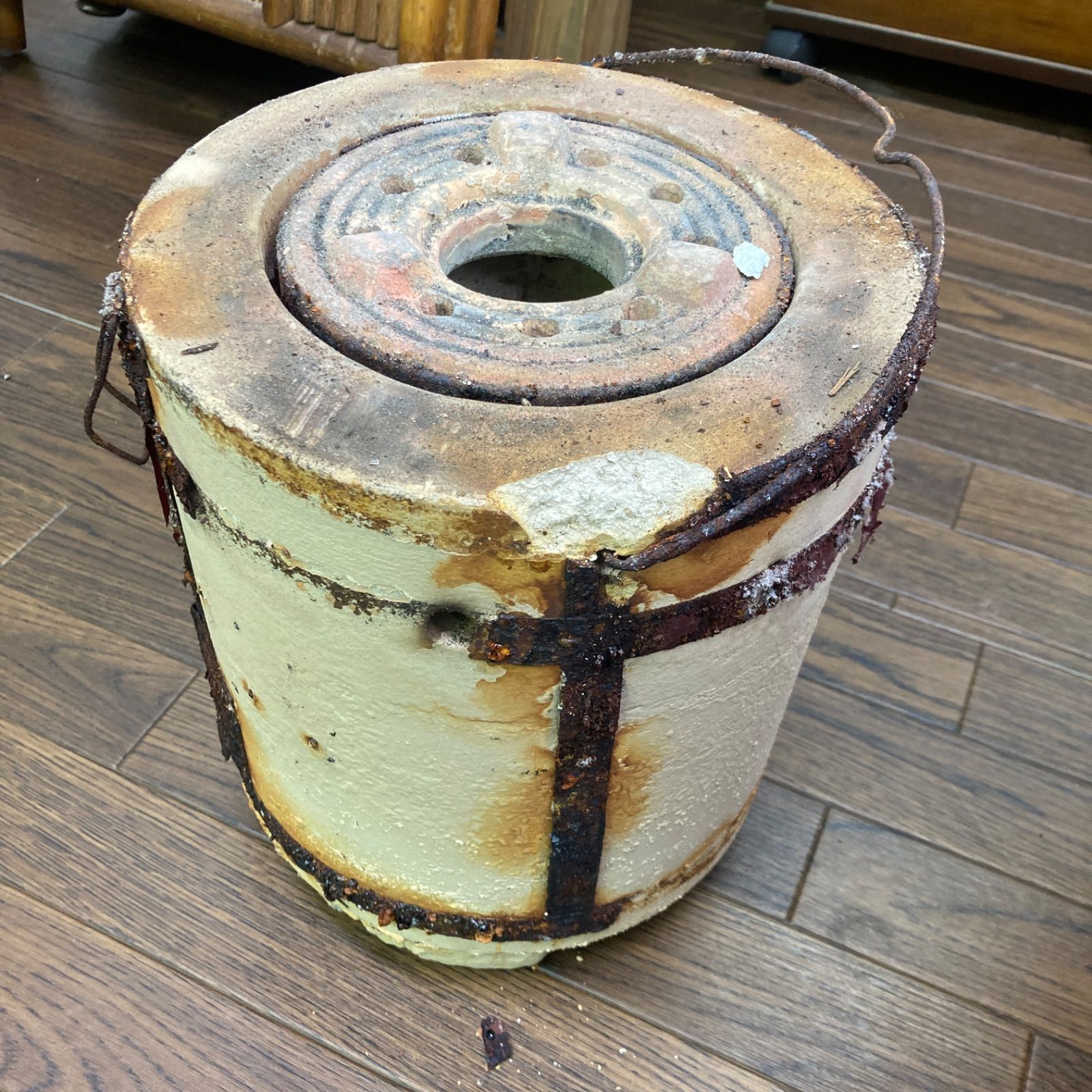 練炭火鉢 金華 キンカ 火鉢 レトロ - メルカリ