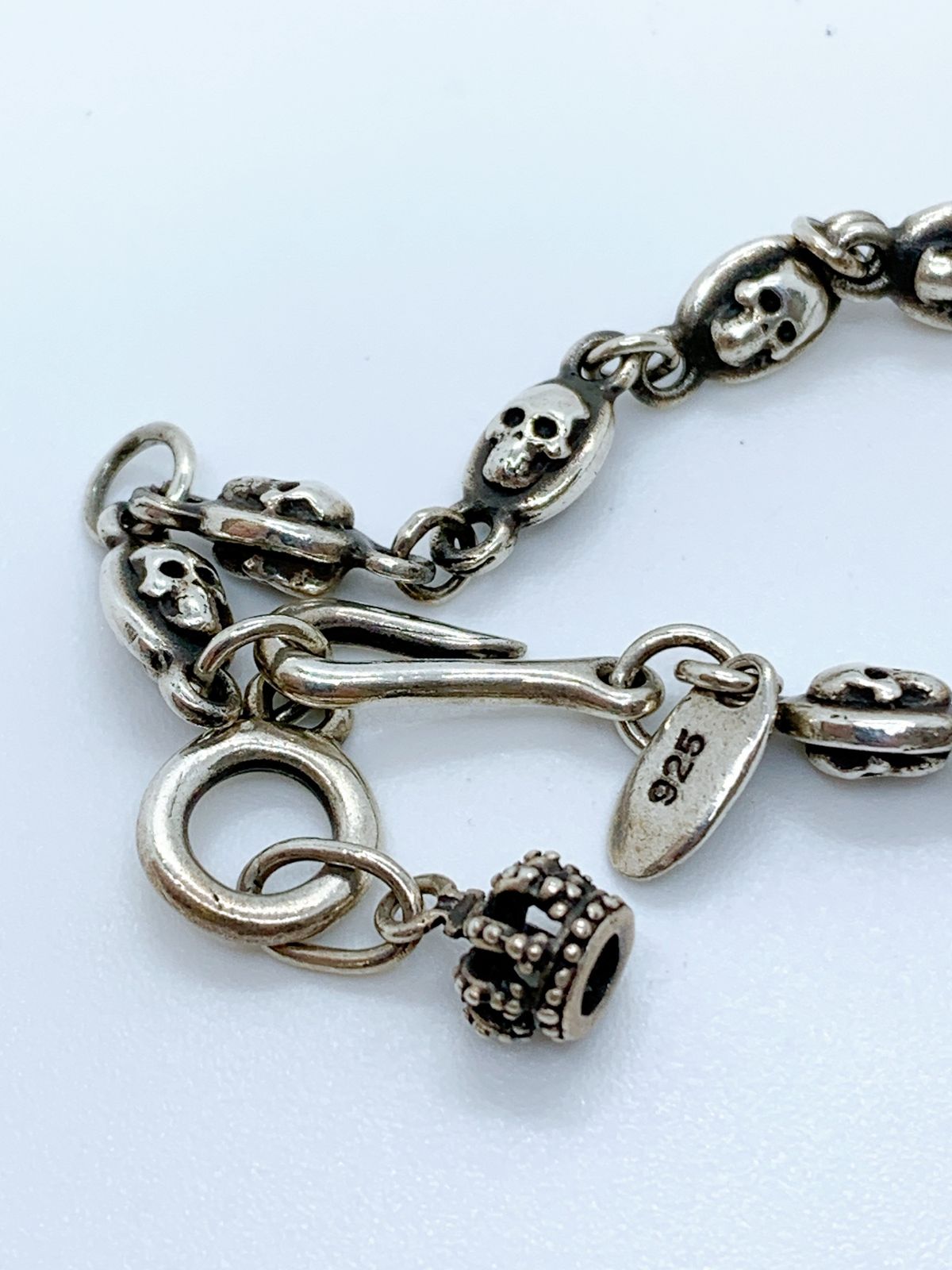 Justin Davis/ジャスティンデイビス スカル クラウン ブレスレット