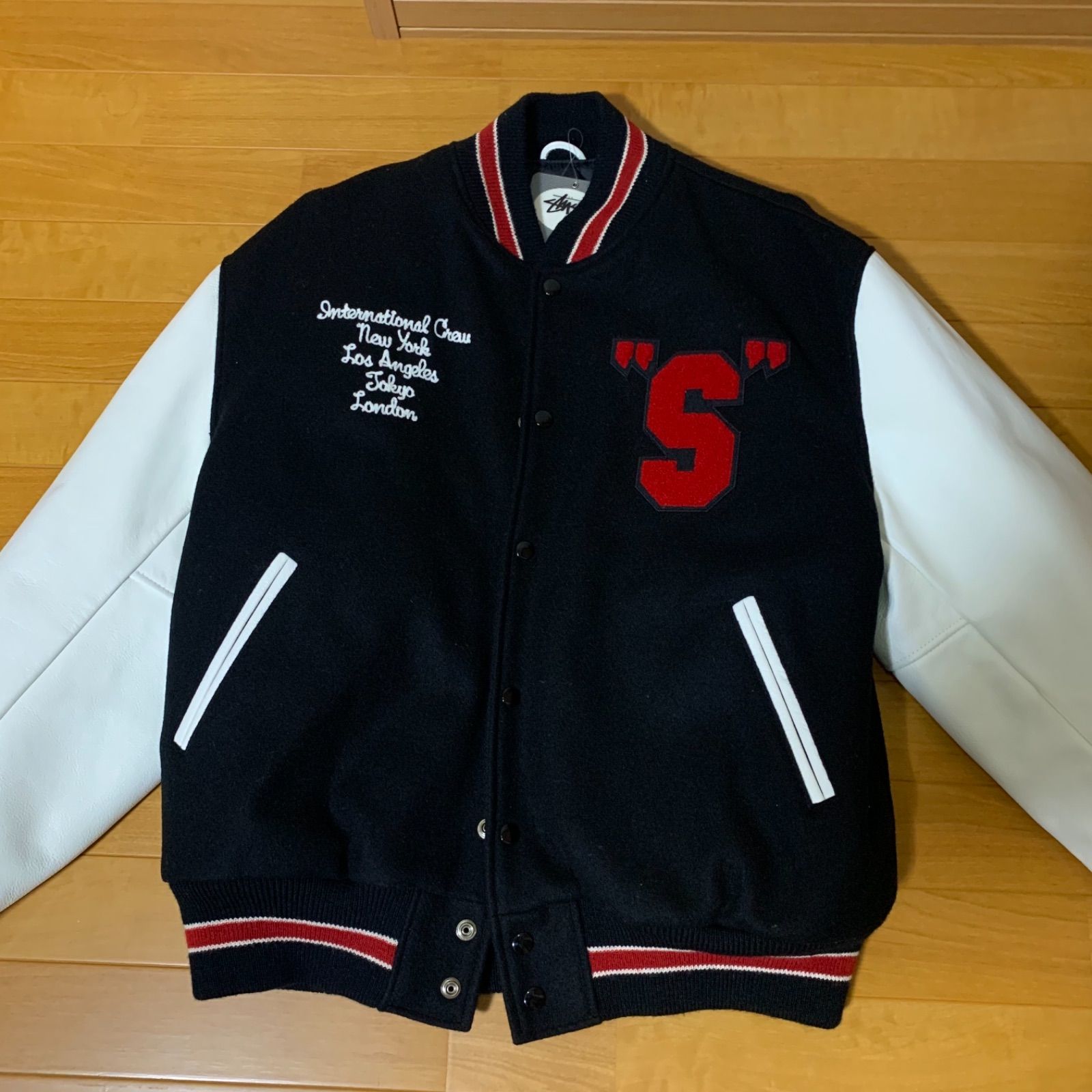 Sttusy 80s rasta スタジャン L STUSSY ステューシー 80s Rasta