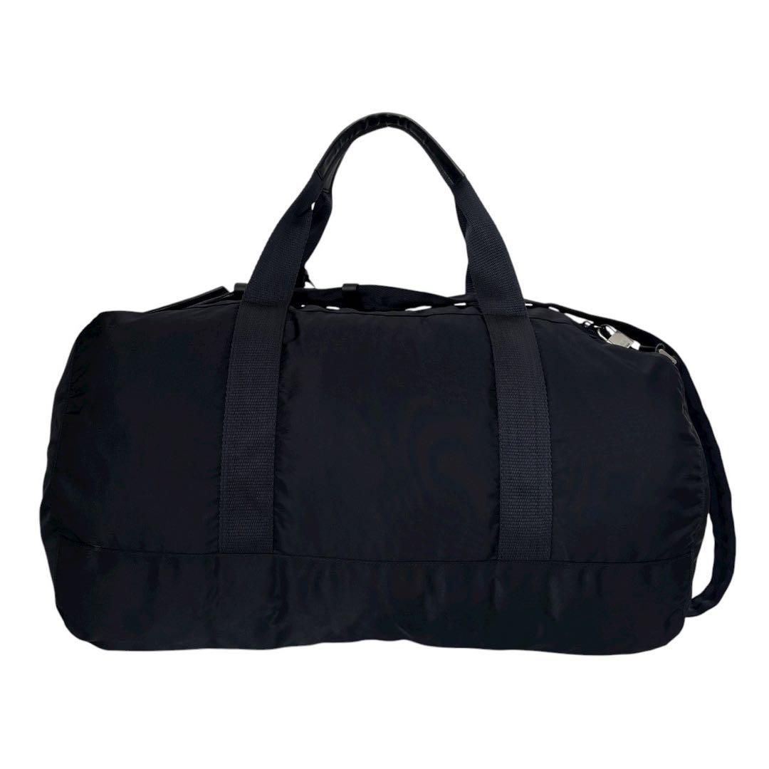 極美品 プラダ 三角ロゴ 三角プレート ナイロン ボストンバッグ 2way