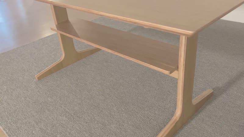 リビングでもダイニングでもつかえるテーブル・2・ウォールナット材