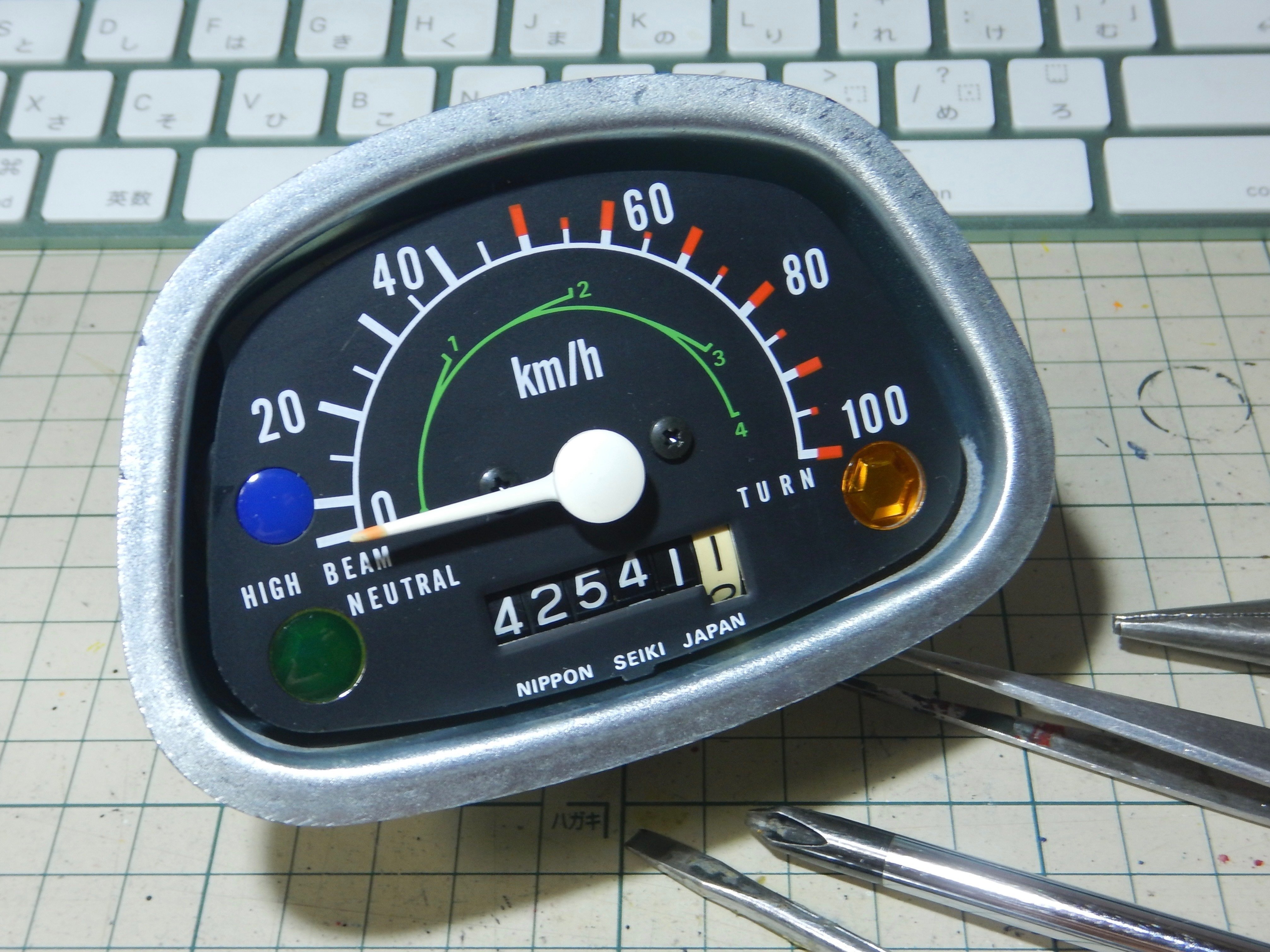 ハンターカブ（CT110）のスピードメーターを元に戻す｜フランキー