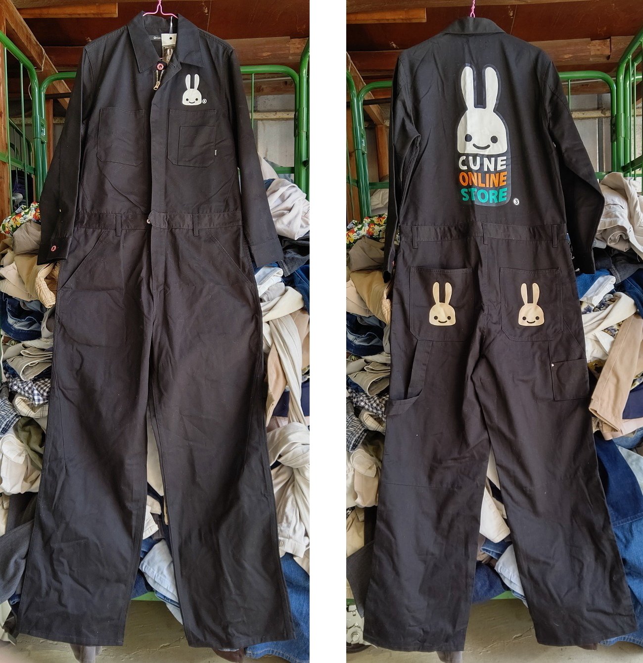 CUNE🐰キューン🐇のつなぎをレスキューした✨新品タグ付き🗾日本製