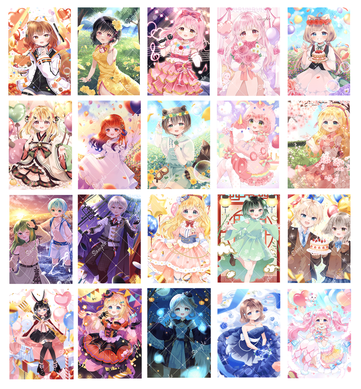 2024年ご依頼イラストまとめ｜みかもち