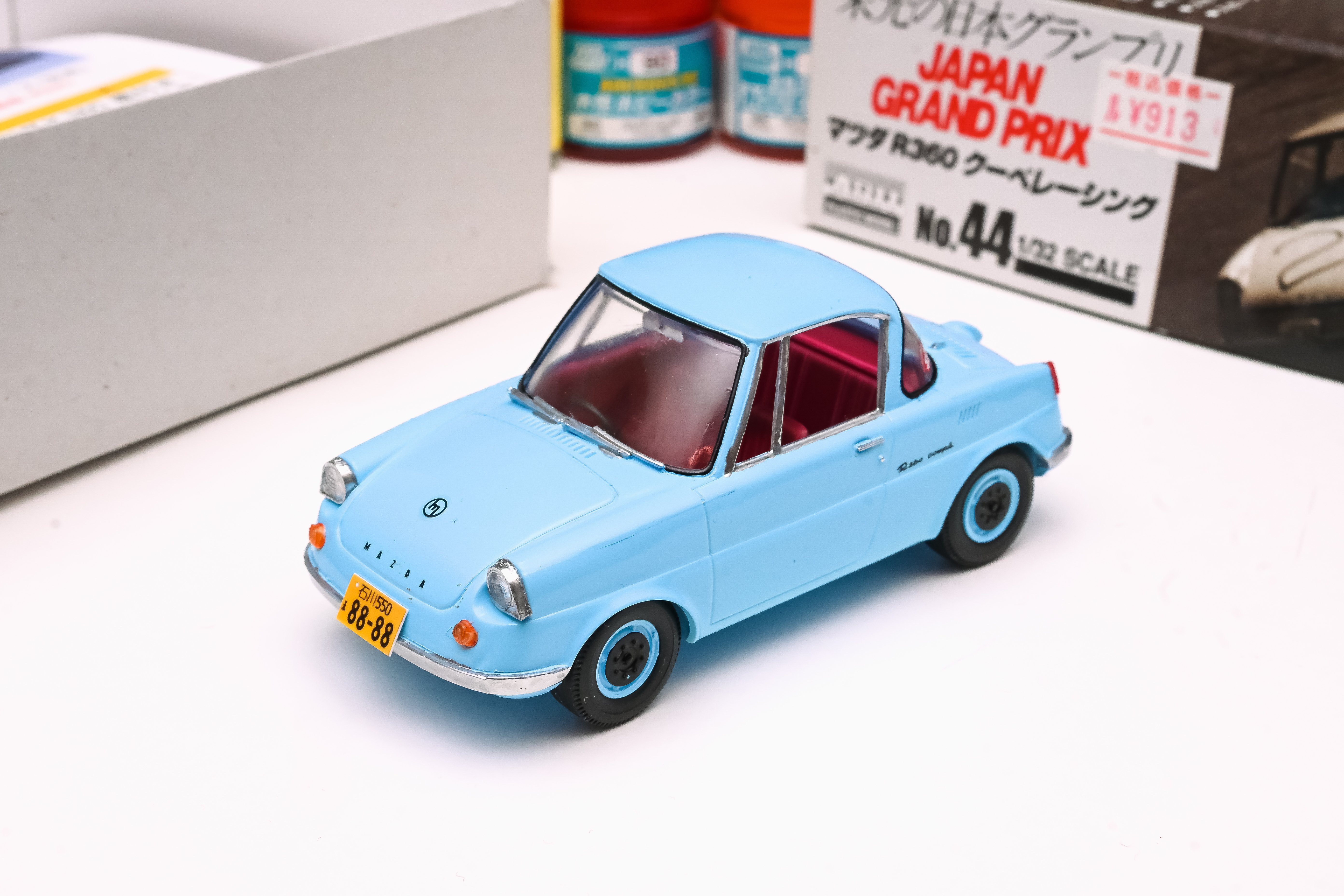 プラモ】いつもと違った塗料で塗るアリイ 1/32 オーナーズクラブ