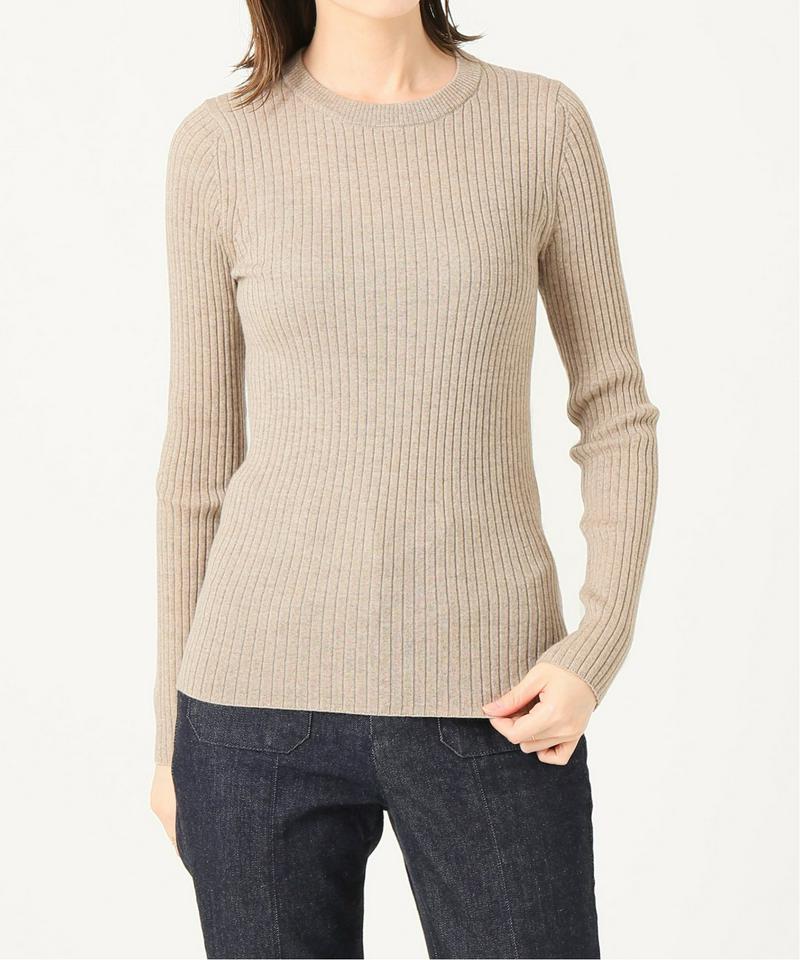 IENA(イエナ)の「《追加》6x3リブ クルーネックプルオーバー◇」 - PARTE