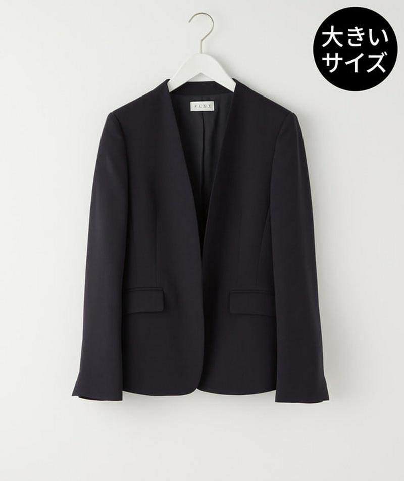 PLST(プラステ)の「PLST 【大きいサイズ】ツイル2WAYストレッチカラー