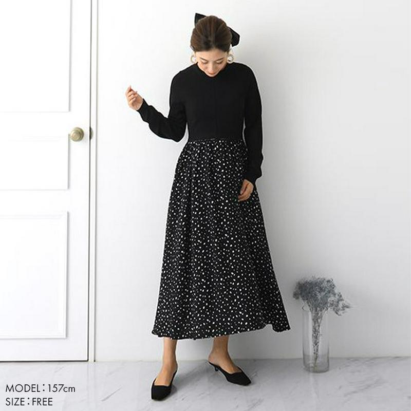 CHOCOA(チョコア)の「【予約販売9/24頃～順次発送】授乳柄ワンピース