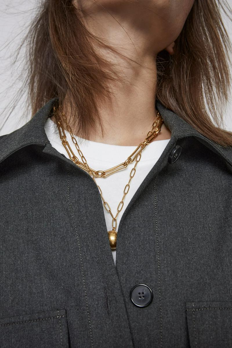 ZARA(ザラ)の「ポケット付きシャツジャケット」 - PARTE