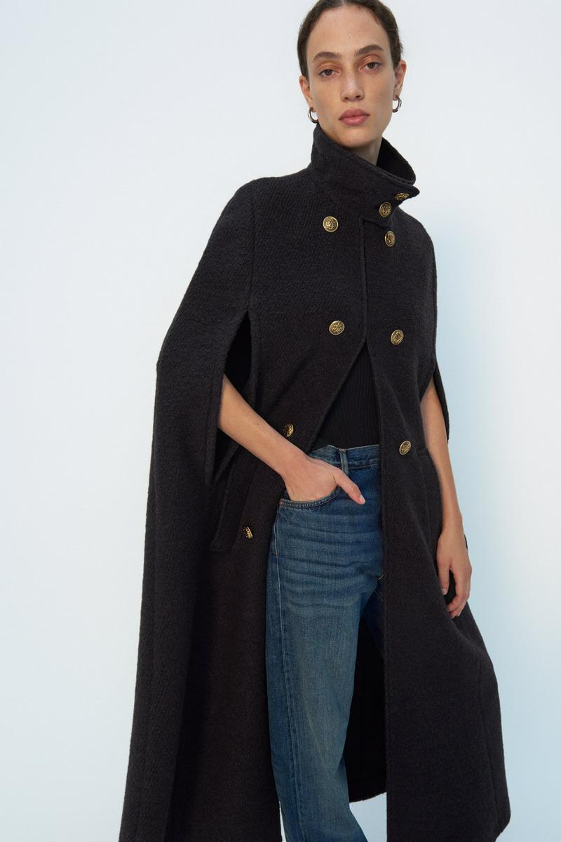 ZARA(ザラ)の「LIMITED EDITION ウール混ケープ」 - PARTE