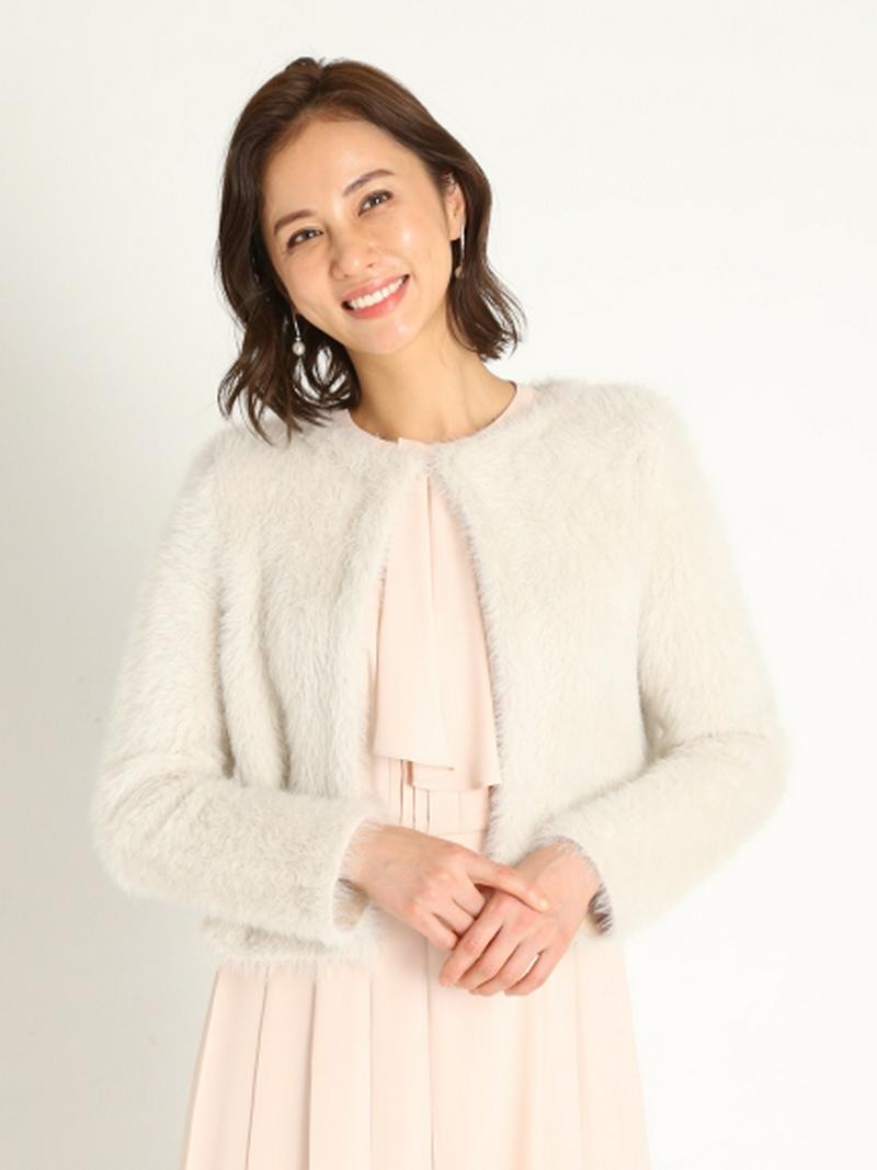 CELFORD(セルフォード)の「ファーライクニットカーディガン」 - PARTE