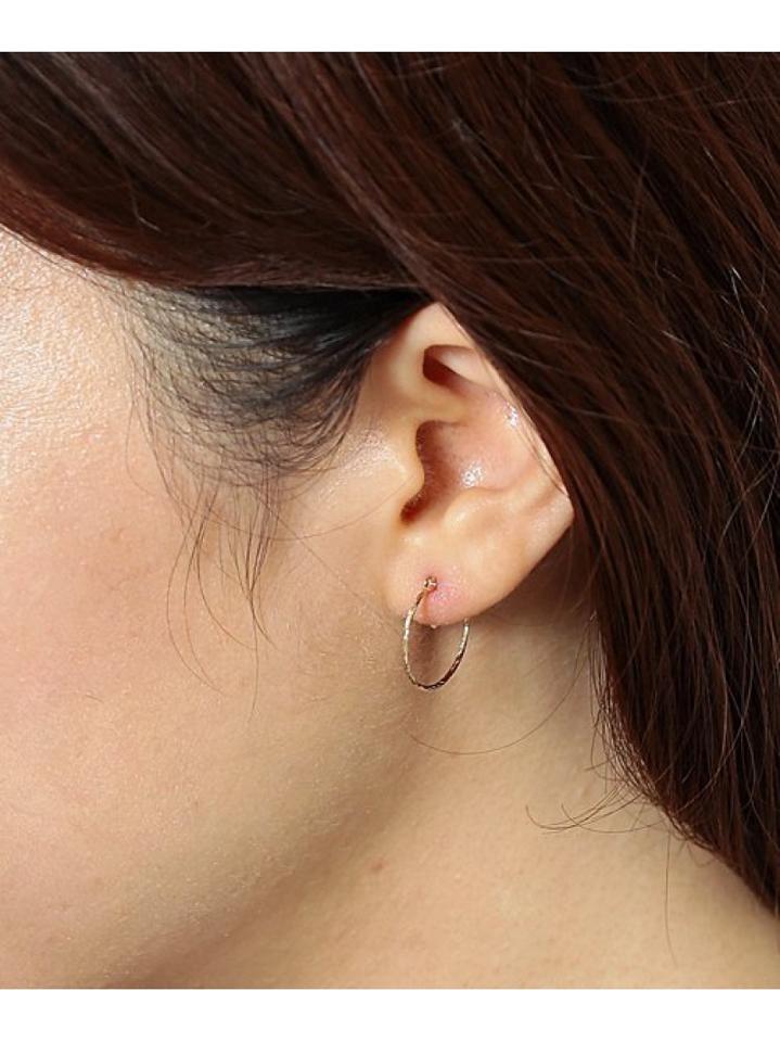 agete(アガット)の「K10フープピアス」 - PARTE