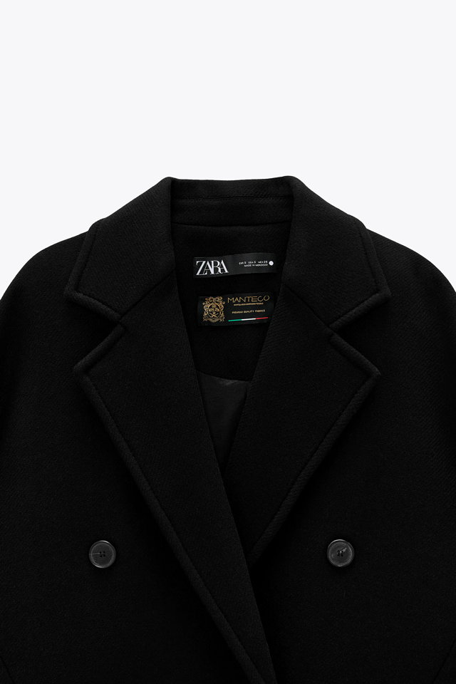 ZARA(ザラ)の「オーバーサイズ ウールブレンド コート」 - PARTE