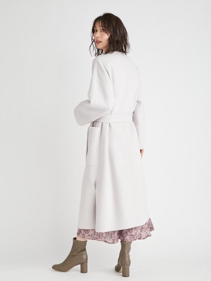 FRAY I.D(フレイ アイディー)の「ウールカシミヤバイカラーリバー