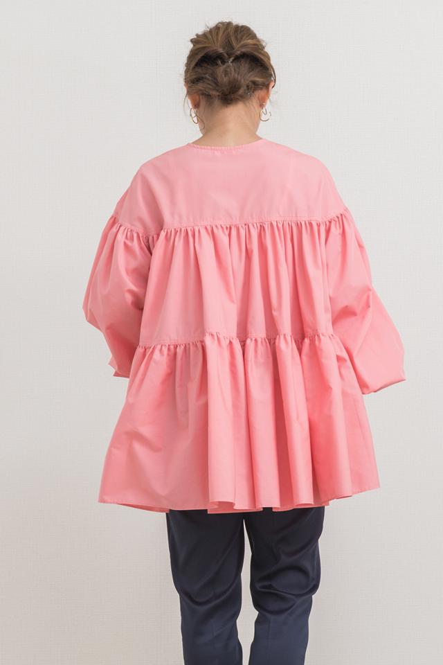 yori(ヨリ)の「ボリュームギャザーブラウス【2021SP】2月上旬入荷