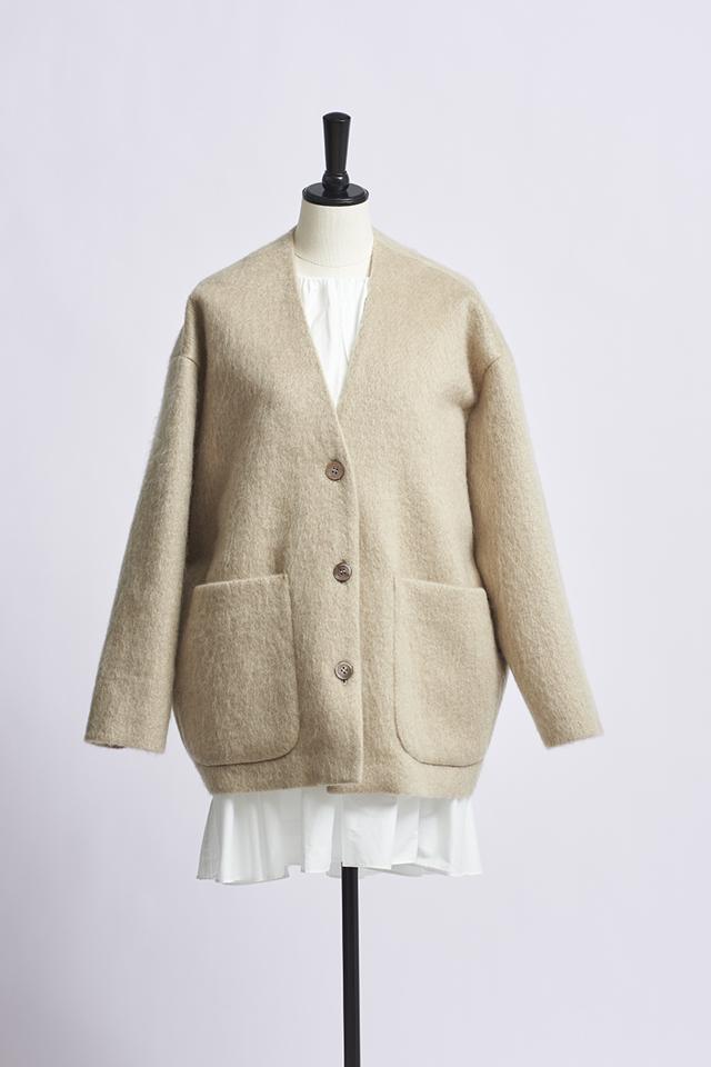 yori(ヨリ)の「ウールモヘアシャギージャケット【2021AW】9月中旬発売