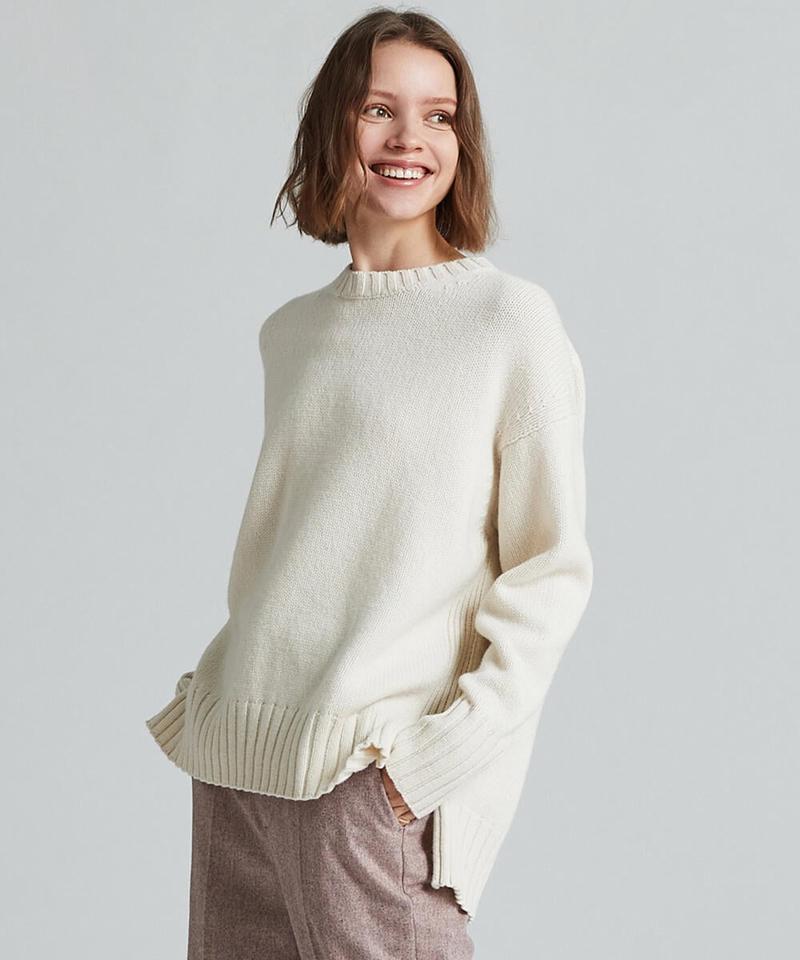 MACPHEE(マカフィー)の「ラムカシミヤ クルーネックプルオーバー」 - PARTE