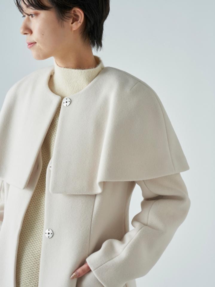 CELFORD(セルフォード)の「【限定】ケープ付きドレスコート」 - PARTE