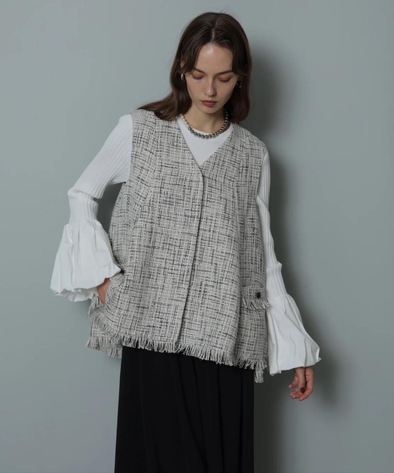 CADUNE(カデュネ)の「≪川上桃子さんコラボ≫袖バルーンニット」 - PARTE