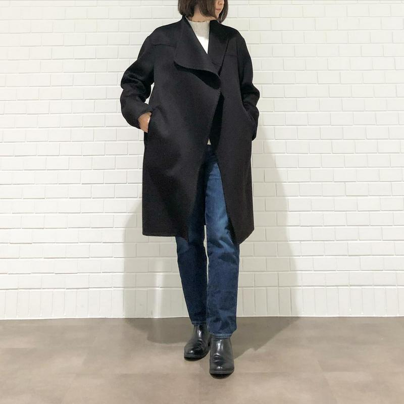 hiyodorimaru / UNIQLO(ユニクロ)の「カシミヤブレンドノーカラー