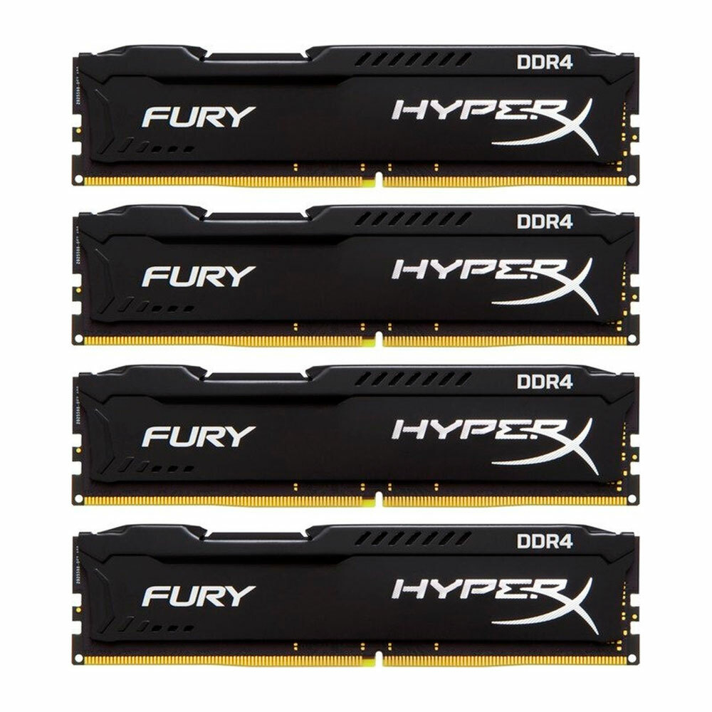 Kingston DDR4 32GB 2400MHz (4x 8GB) HyperX FURY Black | PC Factory