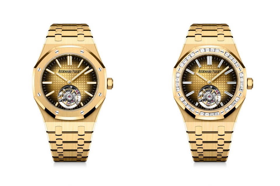 オーデマ ピゲが イエローゴールドの「ロイヤル オーク フライング