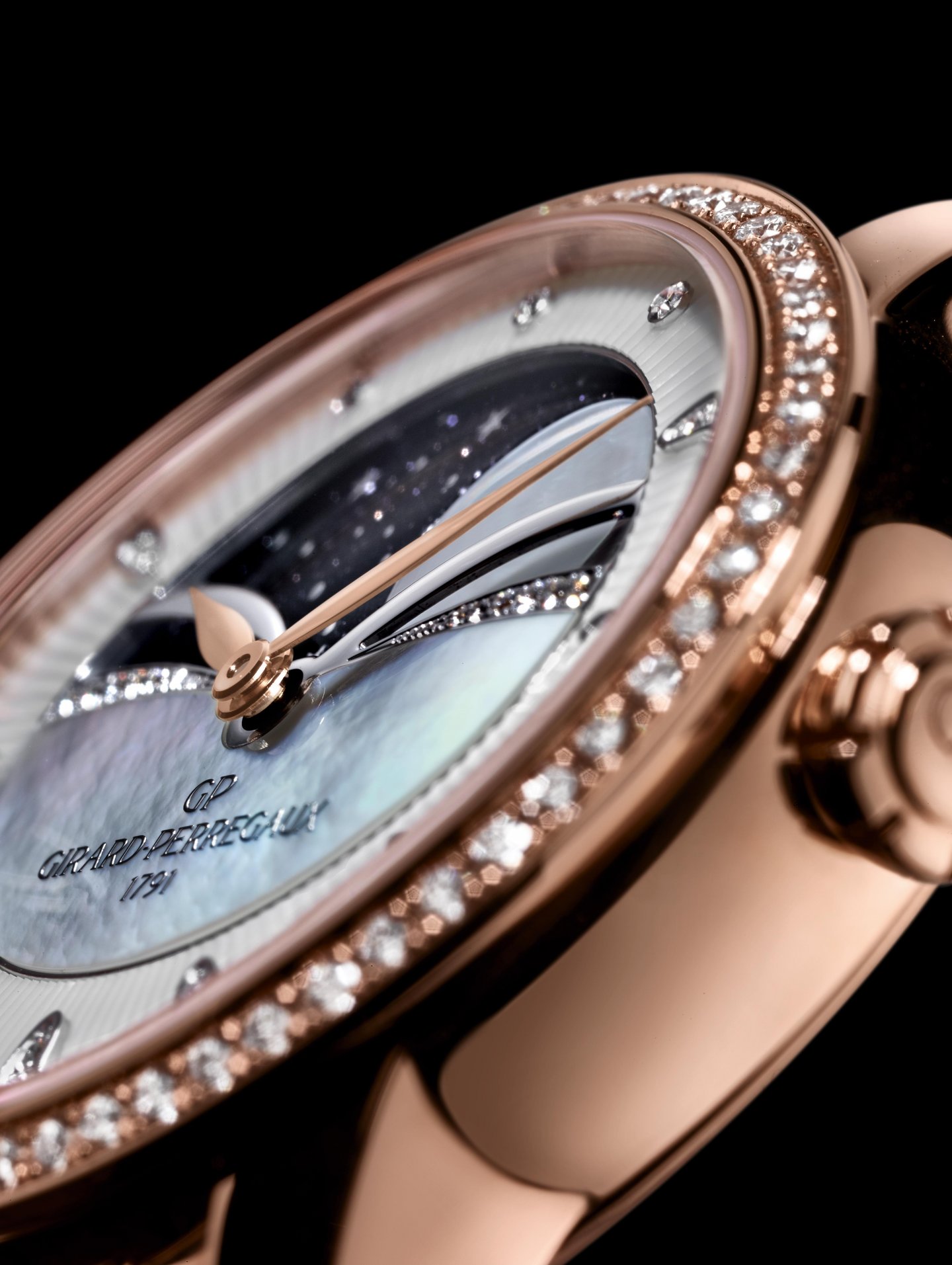 ジラール・ペルゴ： キャッツアイセレスティアル － 月を手にしたい