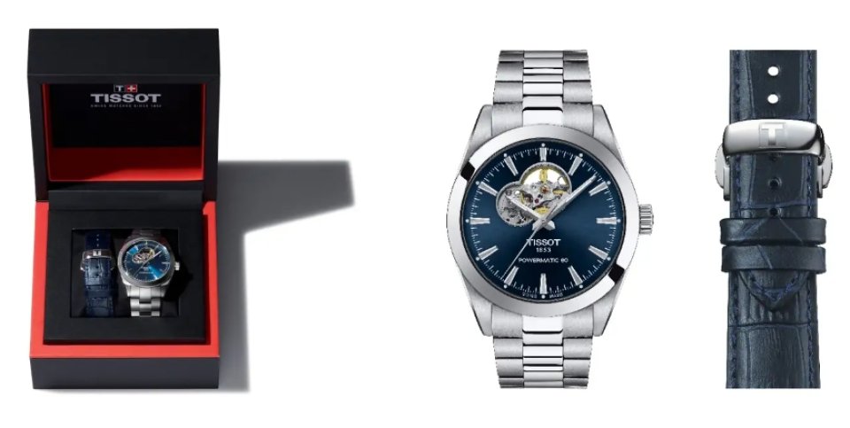 ティソを代表するPRXとジェントルマンに交換用ストラップが付属する