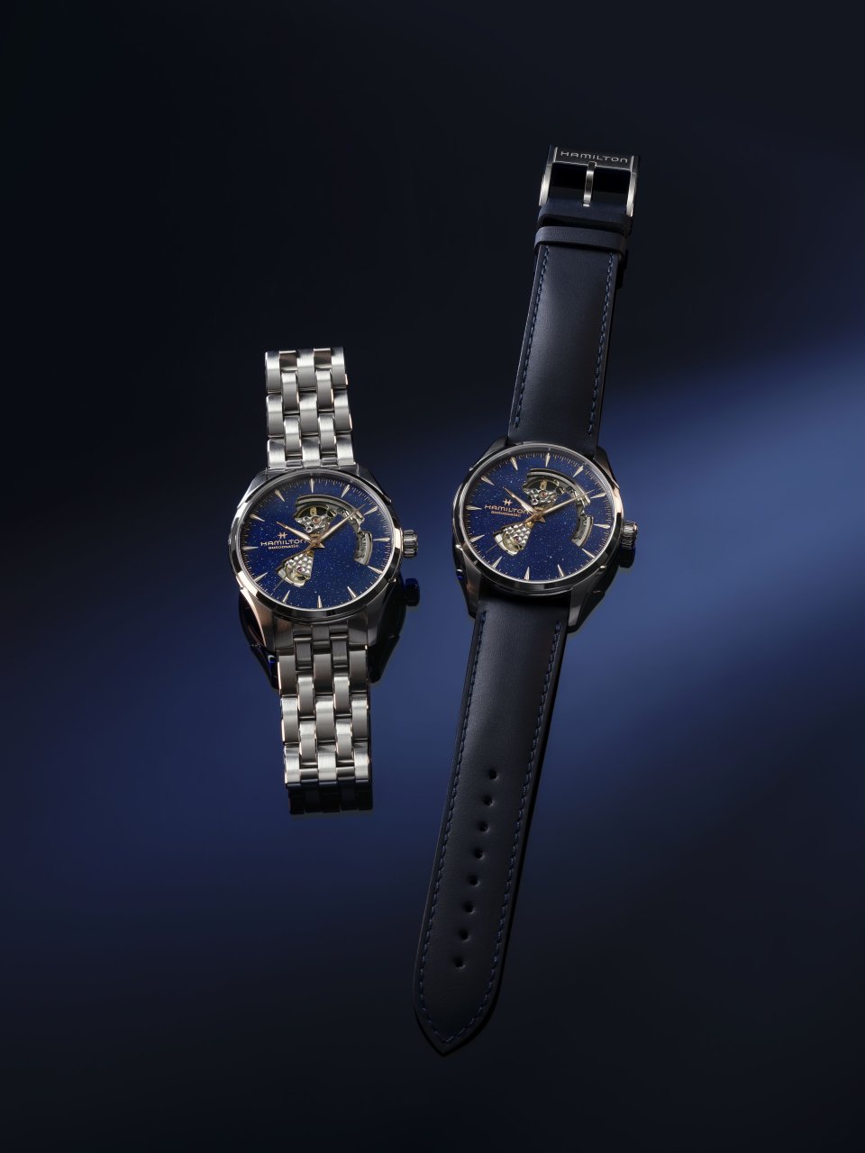 ハミルトンの「ジャズマスター オープン ハート」にアベンチュリン