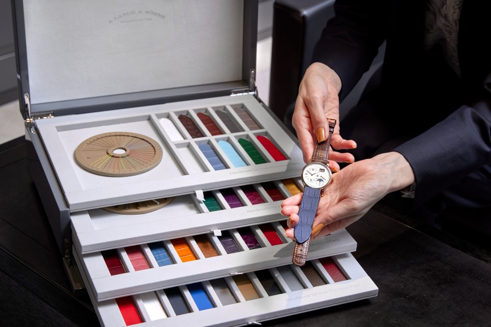 A.ランゲ＆ゾーネが、特別にセレクトしたジャン・ルソーのストラップを