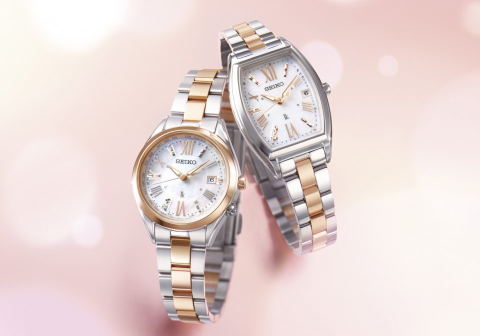 セイコー ルキア＞より、日本人女性の腕になじむスリムなシルエットと