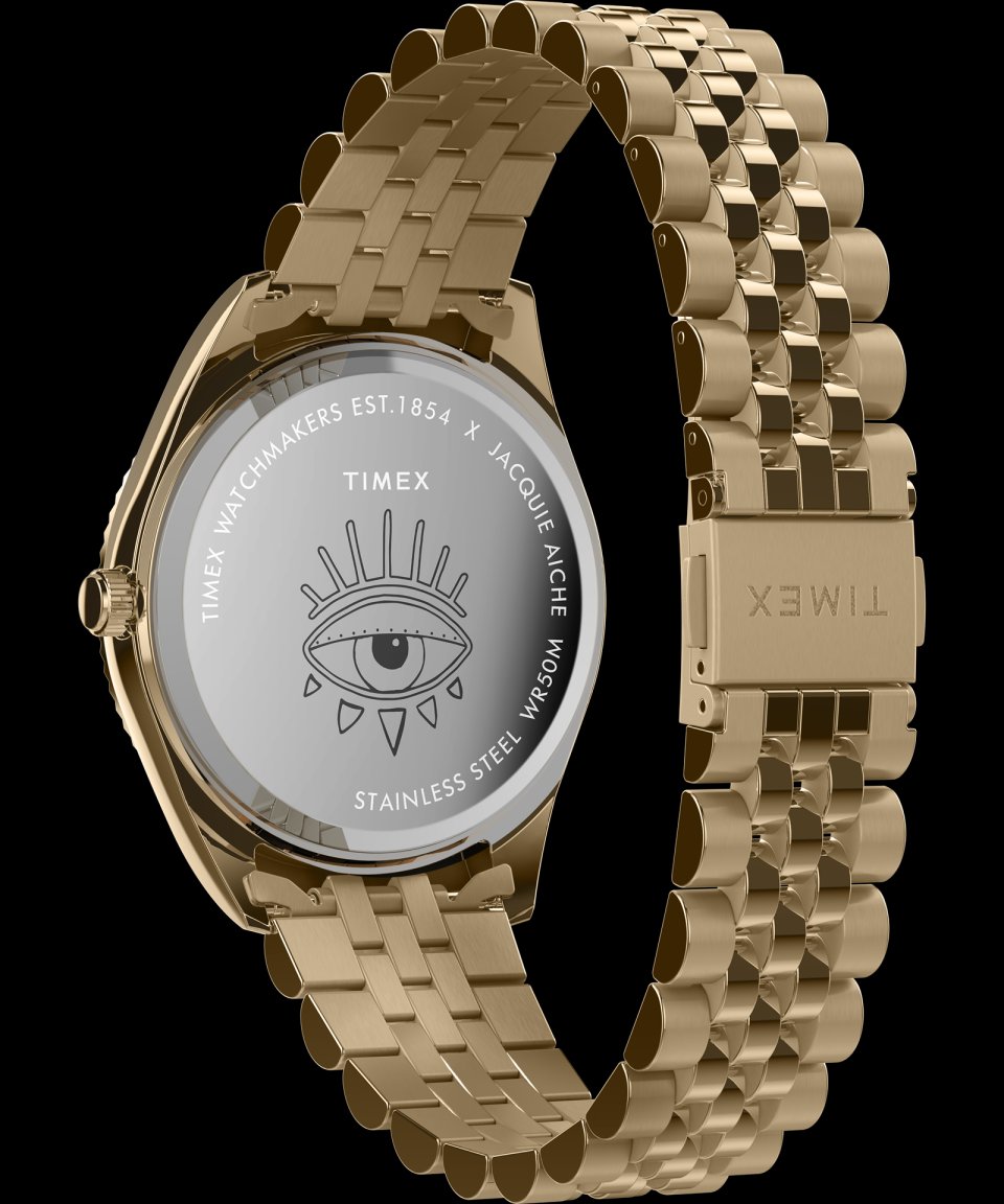 タイメックスが LAのジュエリーデザイナー、ジャッキー・アイシュが