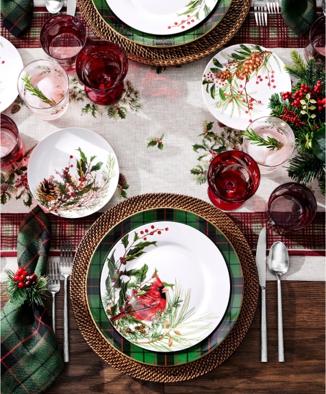 williams sonoma クリスマス ディナープレート 【公式通販】