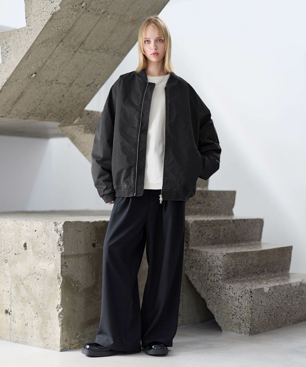 ヴィンテージ加工ビッグMA-1ボンバージャケット | ASTRONOMY