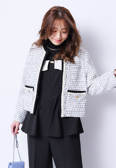 Trico Tweed Jacket │【公式通販】Arpege story（アルページュ