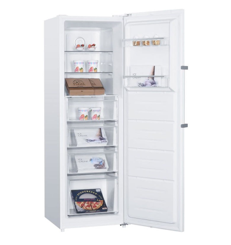 Teknix T60FNF2W - White Freestanding Frost Free Freezer - Garage