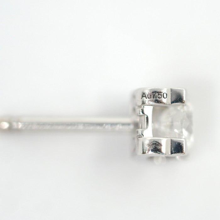 Cartier カルティエ 750WG K18ホワイトゴールド Cドゥ 片耳用ピアス