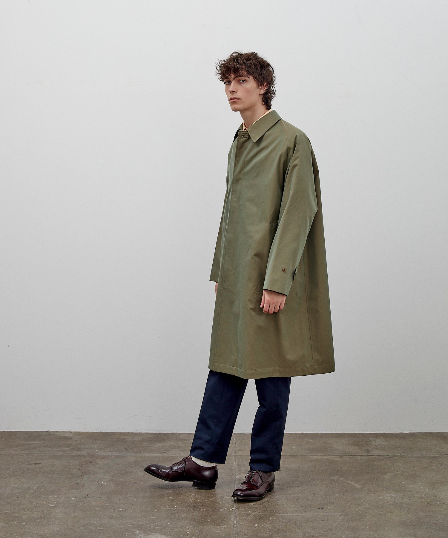 26SS 】ANATOMICA SINGLE RAGLAN COAT I / OLIVE – A'r11551 FUKUOKA
