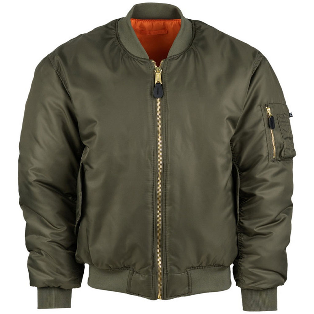 Fostex Garments® MA-1 Bomber Jacket - Dark Green - Bomber Jackets
