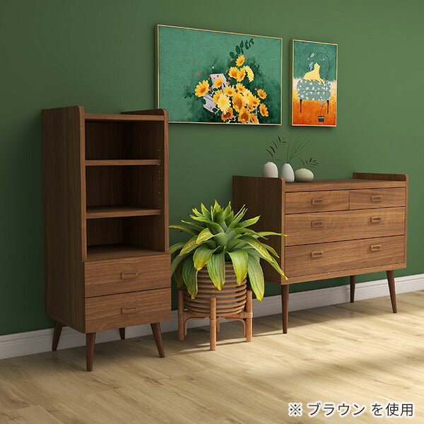 引き出しチェスト 洗面所｜aster 90チェスト 木目｜0000a03732