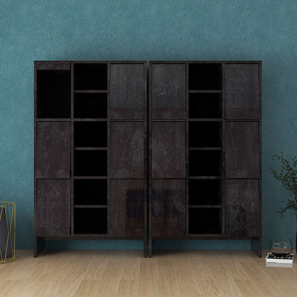 本棚 デザイン家具｜arne flap 3×3open縦/D40 BP｜0000ae022604