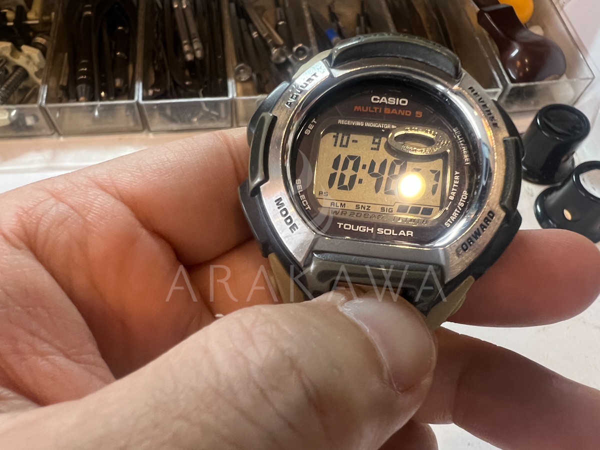🔋✨【静岡・函南で修理】G-SHOCK GW-800D⌚タフソーラーの二次電池