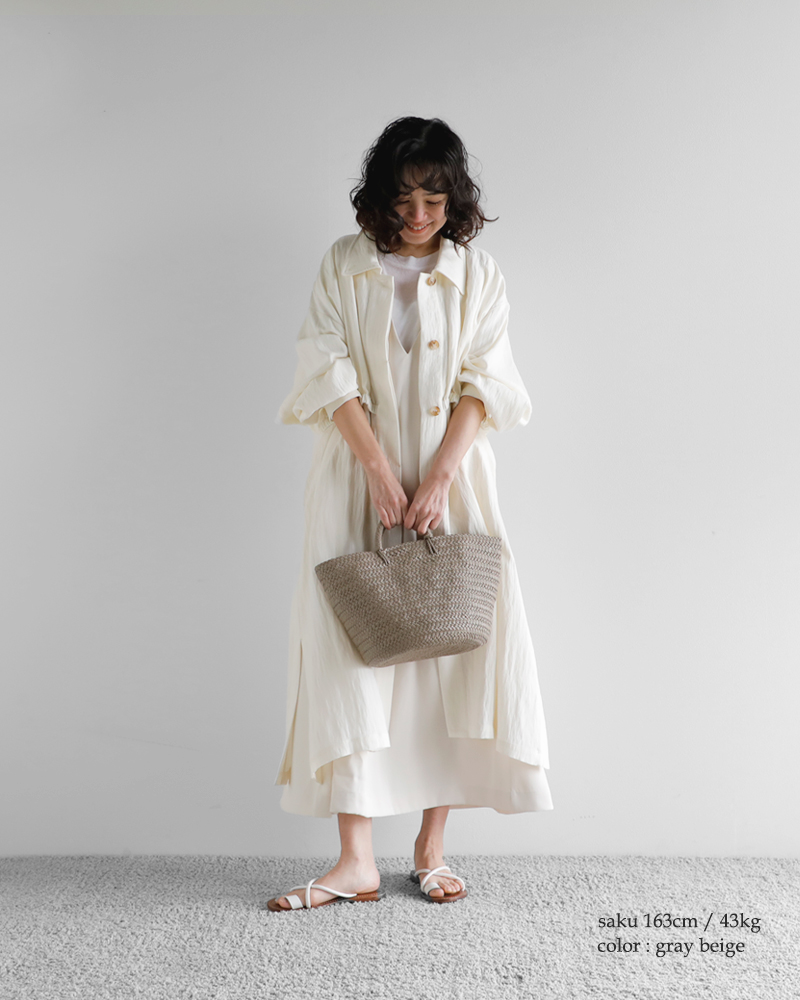 Aeta アエタ カウレザー バスケットM kg02-rb | iroma..aranciato