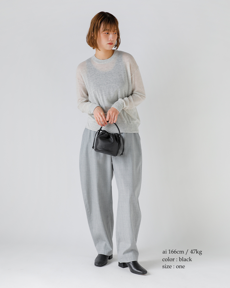 Aeta アエタ DA109 HANDLE POUCH MINI ディアレザー ハンドル ミニ