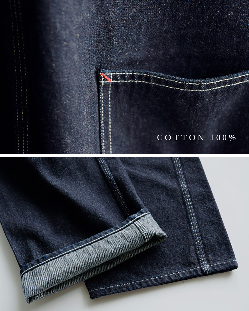 LENO リノ セルヴィッチデニム オーバーオール leno-pt005-008-hm