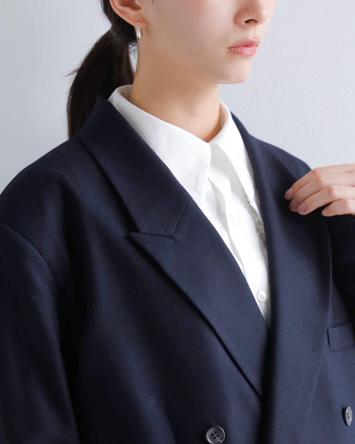 20%OFF】JUN MIKAMI ジュンミカミ ウール フラノ ダブル ジャケット