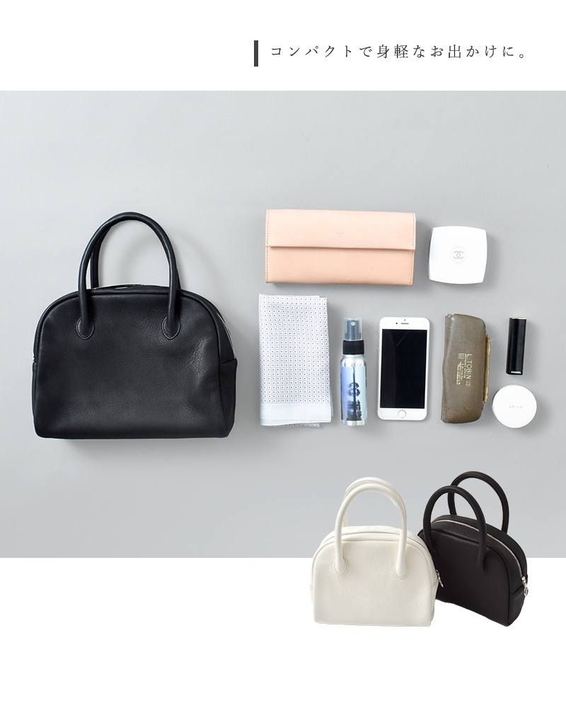 Aeta アエタ ディアレザー ボストン バッグ Sサイズ “DEER” da25-mt