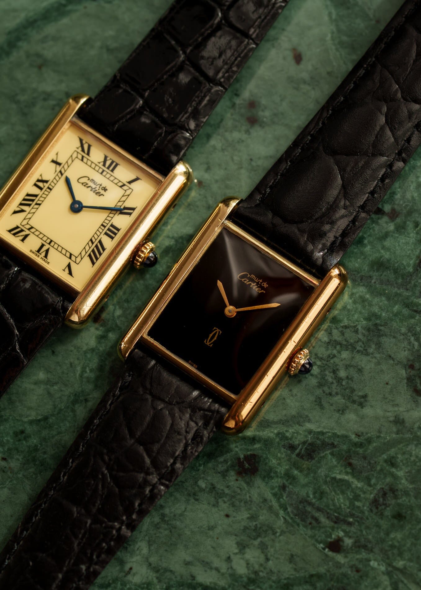 カルティエ マストタンク LM ブラックオニキス 手巻き 1970年代 | ARBITRO