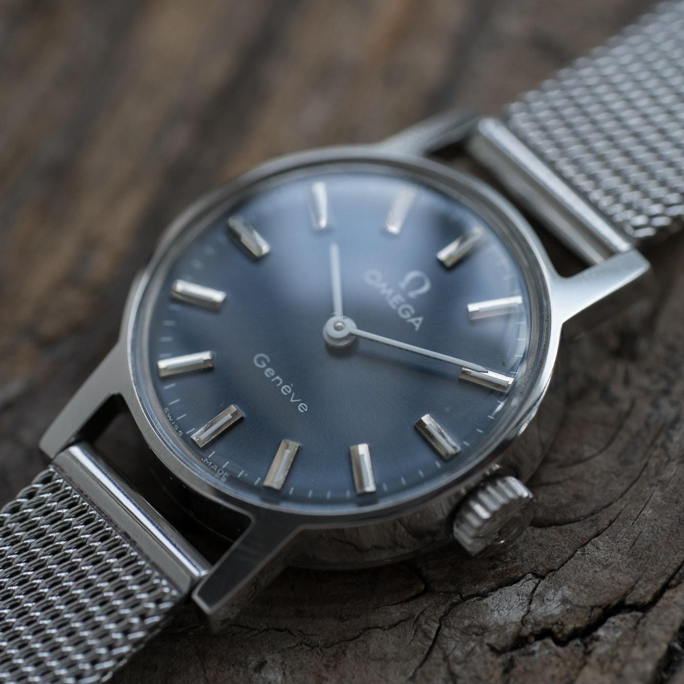 オメガ ジュネーブ ネイビー レディース 70年代 / OMEGA Geneve Ladies