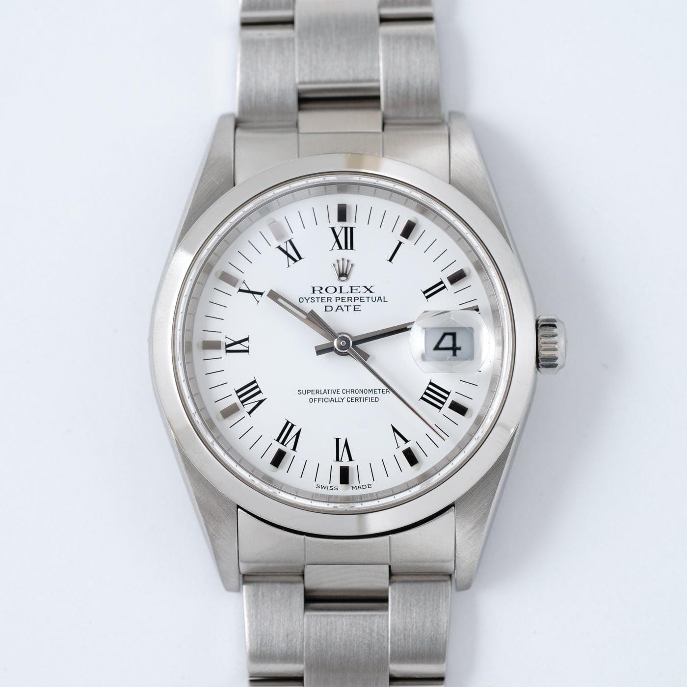 ロレックス オイスターパーペチュアルデイト 15200 ローマン 1999年製